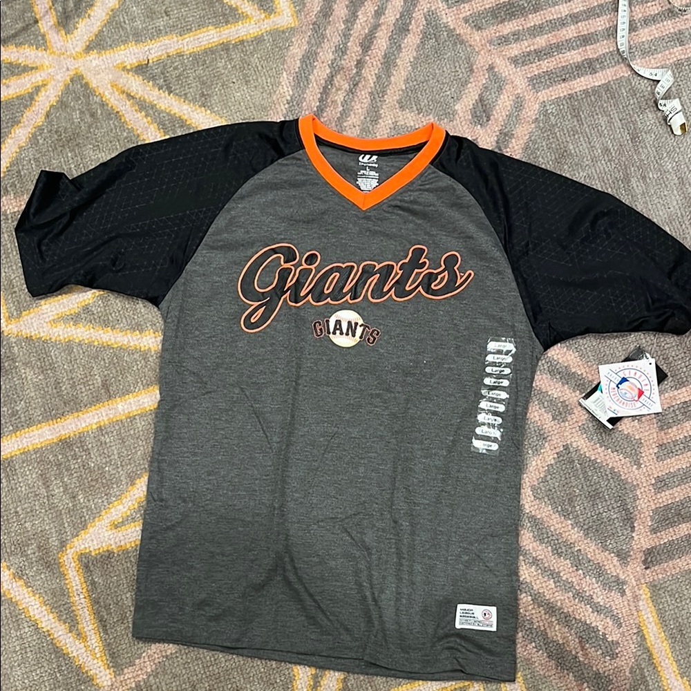 Dynasty sf giants Tee with Orange V-Neck